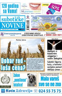 Nove Subotičke novine - broj 27, 5. jul 2013.