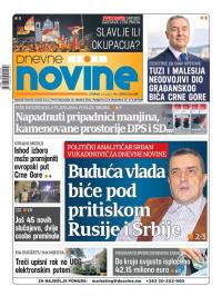 Dnevne novine - broj 2773, 1. sep 2020.