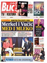 Blic - broj 6609, 9. jul 2015.