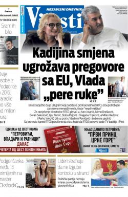 Vijesti - broj 7243, 8. jun 2018.