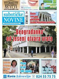 Nove Subotičke novine - broj 28, 10. jul 2015.