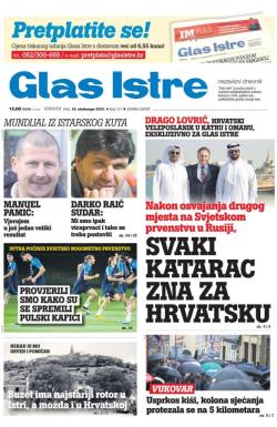 Glas Istre - broj 317, 19. nov 2022.