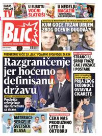 Blic - broj 7717, 10. avg 2018.