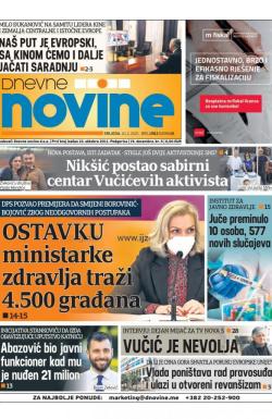 Dnevne novine - broj 2909, 10. feb 2021.