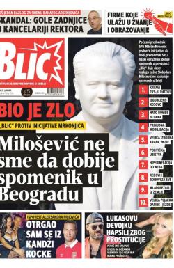 Blic - broj 7526, 27. jan 2018.