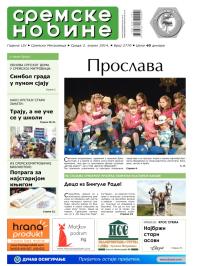 Sremske Novine - broj 2770, 2. apr 2014.