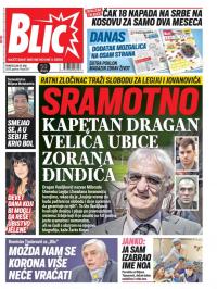 Blic - broj 8347, 25. maj 2020.