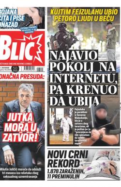 Blic - broj 8510, 4. nov 2020.