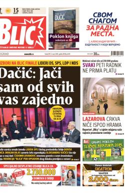 Blic - broj 6135, 12. mar 2014.