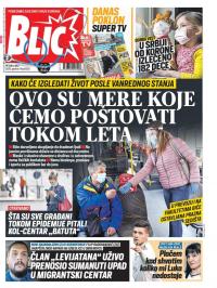 Blic - broj 8330, 8. maj 2020.