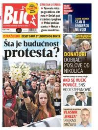 Blic - broj 7244, 14. apr 2017.