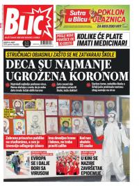 Blic - broj 8285, 14. mar 2020.