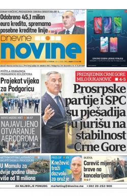 Dnevne novine - broj 2684, 19. maj 2020.