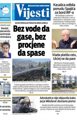 Vijesti - broj 8371, 31. jul 2021.