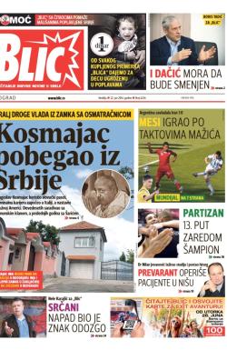 Blic - broj 6234, 22. jun 2014.