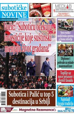 Nove Subotičke novine - broj 262, 31. mar 2022.