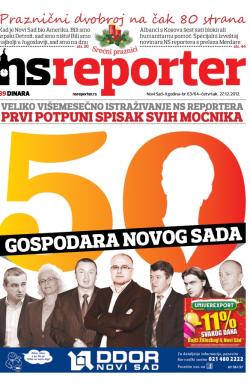 Novosadski reporter - broj 63-64, 27. dec 2012.