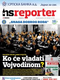 Novosadski reporter - broj 135, 15. maj 2014.