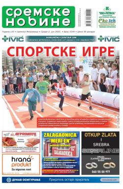 Sremske Novine - broj 3143, 2. jun 2021.