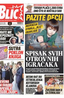 Blic - broj 7967, 22. apr 2019.