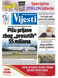 Vijesti - broj 8297, 15. maj 2021.