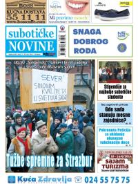 Nove Subotičke novine - broj 13, 28. mar 2014.