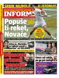 Informer - broj 2805, 12. jul 2021.