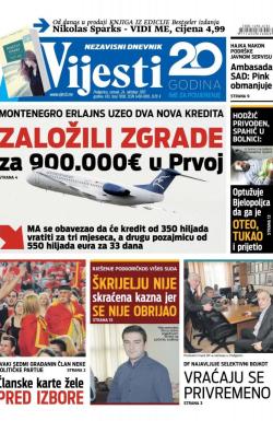 Vijesti - broj 7038, 24. okt 2017.