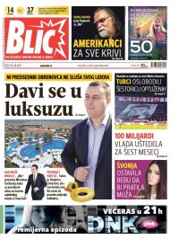 Blic - broj 6607, 7. jul 2015.