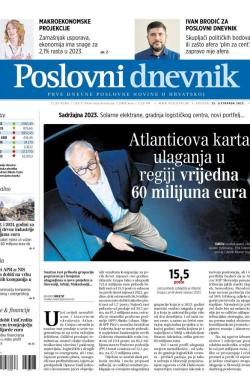 Poslovni Dnevnik - broj 4952, 25. okt 2023.