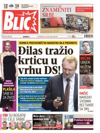 Blic - broj 6147, 24. mar 2014.