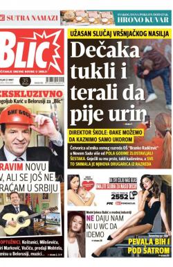 Blic - broj 6861, 21. mar 2016.