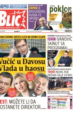 Blic - broj 6446, 23. jan 2015.