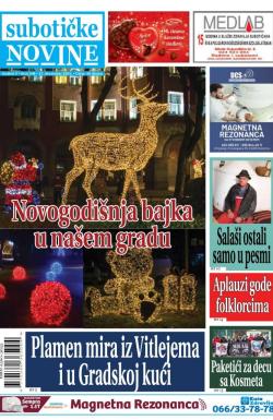 Nove Subotičke novine - broj 248, 17. dec 2021.