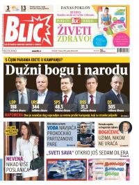 Blic - broj 6103, 7. feb 2014.