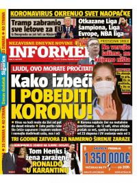 Informer - broj 2401, 13. mar 2020.