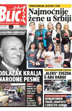 Blic - broj 7904, 18. feb 2019.