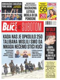 Blic - broj 8793, 21. avg 2021.