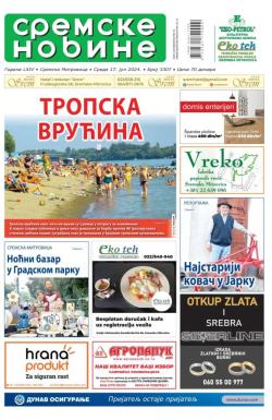 Sremske Novine - broj 3307, 17. jul 2024.