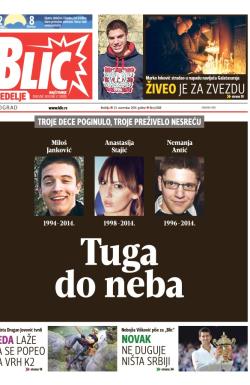 Blic - broj 6388, 23. nov 2014.