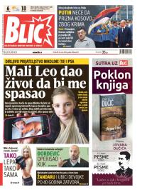 Blic - broj 6137, 14. mar 2014.