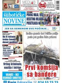 Nove Subotičke novine - broj 69, 4. maj 2018.