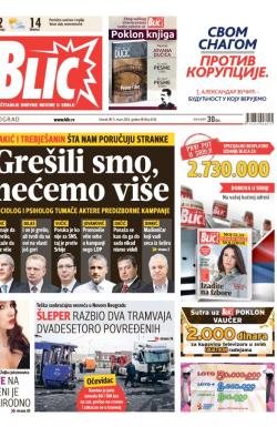 Blic - broj 6134, 11. mar 2014.