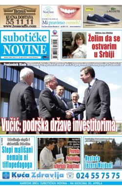 Nove Subotičke novine - broj 17, 24. apr 2015.