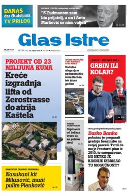 Glas Istre - broj 265, 25. sep 2020.