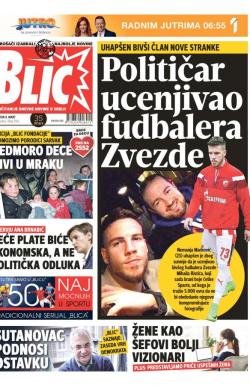 Blic - broj 7565, 8. mar 2018.