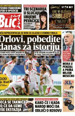 Blic - broj 7673, 27. jun 2018.