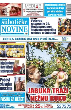 Nove Subotičke novine - broj 82, 21. sep 2018.