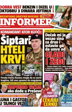 Informer - broj 1943, 11. sep 2018.