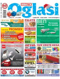 Novosti oglasi - broj 1294, 15. jan 2014.